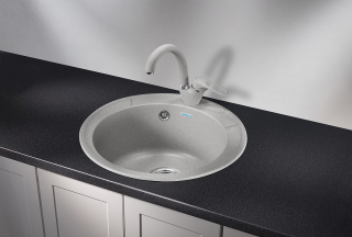 Мойка кухонная Granula Standart 4802, БАЗАЛЬТ